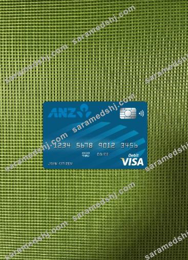Australia Anz bank visa card photolook front